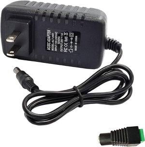 24V 1A AC Adapter Power Supply 100-240V AC to DC 24Volts 1A 24W Converter Transformer Switching Power Supply with 5.5mmx2.5mm Plug for LED Strip Light CCTV Camera DC Pump Black