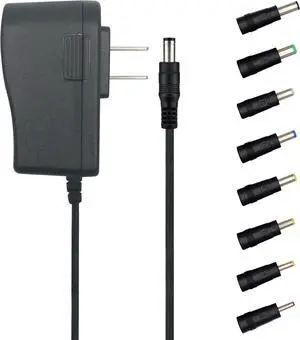 Excelity AC-DC 5V 1A Wall Charger Power Adapter with Plug 5.5 x 2.5mm / 5.5 x 2.1mm