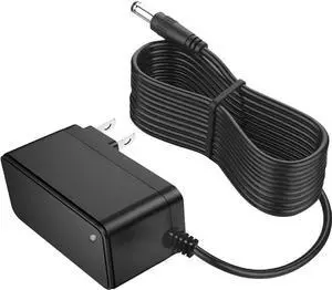 5V 1A Power Supply Adapter 5W AC/DC Wall Charger adaper 10ft Extension Power Cord Replacement with 5.5x2.5mm/2.1mm Plug 5 Volt 1Amp Power Adapter Transformer Cable [10ft]