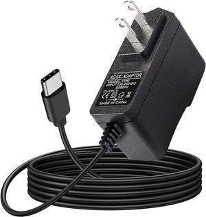 12V AC/DC Adapter USB-C Power Cord Compatible for AVAPOW A58 A68 A28 A08 A18 4000A 6000A 2000A 3000A Car Jump Starter Power Supply