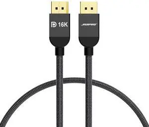 Displayport Cable 2.1 16K DP Cable 6.6ft Supports 80Gbps UHBR20 16K@60Hz 8K@120Hz 4K@240Hz 165Hz 144Hz HDR DSC 1.2a Compatible FreeSync/G-Sync 4090 3090Ti 7900XTX Graphics Card