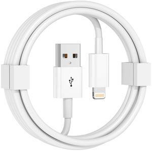 Car  Carplay Cable [ MFi Certified] USB A to Lightning Cable for iPhone 14 13 pro max Plus SE 2nd/12/11/Xs/XR Charging Cords for iPhone (White 3 ft)