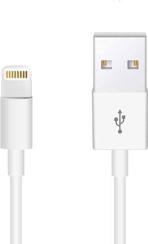 Original Cable [ MFi Certified] Lightning to USB Cable Compatible iPhone 13/12/11 Pro Max/XS MAX/XR/XS/X/8/7/Plus/6S iPad AirPods iPod Touch (1M/3.3FT) Original Certified - White