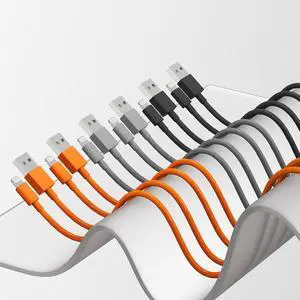 Lightning Cable 6-Pack [ MFi Certified] iPhone Charger Set - 3/6/10 FT Braided Nylon Fast Charging Cords for iPhone 14/13/12/11/X/8/7/Plus/Pro/Max iPad iPod (Black/Gray/Orange)