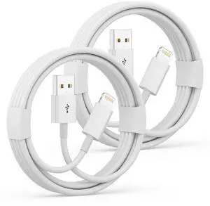 Car Carplay Cable 2Pack USB A to Lightning Cable iPhone Charger Cord Compatible iPhone 14 13 12 11 Pro Max XR XS X 8 7 6 Plus SE iPad Charger Car Charging Cord (3FT)