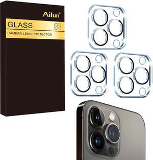 3 Pack Camera Lens Protector for iPhone 15 Pro 6.1 & iPhone 15 Pro Max 6.7 Tempered Glass 9H Hardness Ultra HD Anti-Scratch Easy to Install Case Friendly [Does not Affect Night Shots]