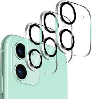 3 Pack Camera Lens Protector for iPhone 11 & iPhone 12 Mini Ultra HD Tempered Glass 9H Hardness Anti-Scratch Case Friendly Easy to Install [No Affect on Night Shots]