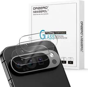 (3 Pack) Camera Lens Protector Compatible for Google Pixel 9 Pro 6.3 inch (Not for XL Model) Protector de Cámera Case Friendly Tempered Glass 9H High Definition Microphone Cutout Anti-Scratch