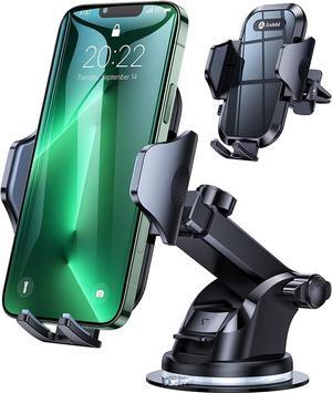 Car Phone Holder Mount (Strong Suction&Bumpy Road Stable) Phone Holders for Your Car Cell Phone Car Mount for Windshield Dash Vent Truck Cradle Stand for iPhone 16 15 Pro Max 14 13 12