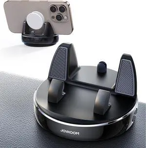 Car Phone Holder with 360 Adjustable & Avoid Sun Glare Anti-slip Spring Snap Design Dashboard Cell Phone Holder Phone Holders for Your Car Compatible with Pop Grip Smartphones GPS Devices