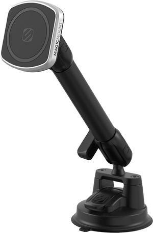 SCOSCHE MP2WD2HD MagicMount? Pro2 XL Heavy Duty Strong Suction Cup Cell Phone Mount with Long Arm Windshield/Dashboard Phone Holder and Anti-Shake Stabilizer for iPhone Android Tablet Car Truck