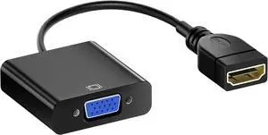 avedio Links HDMI to VGA Adapter Active HDMI to VGA Converter (Female to Female) with Audio Support HD 1080P@60Hz TV Stick Raspberry Pi Chromebook  Xbox (3.5mm Audio Cable Included)