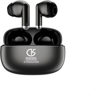AI Translation Earbuds Real time 100+ Languages Translation Equipment Suitable for Travel Business and Study Zinc Alloy Case in-Ear Noise ReductionISO Android System Universal