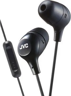Memory Foam Earbud Marshmallow Memory Foam Earbud with Mic Black (HAFX38MB)