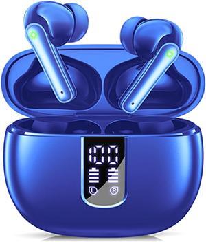 Ear Buds Wireless Earbuds - Bluetooth 5.3 Headphones (48H Playback) Built in Mic with LED Display Charging Case IP7 Waterproof Earphone for iPhone Andriod Phones Laptop Sports Workout