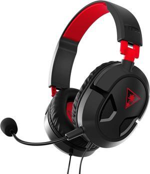 Recon 50 Wired Gaming Headset - PC Mac PS4 PS5 Xbox Series X|S & Xbox One & Mobile/Tablet with 3.5mm Removable Mic 40mm Speakers & In-line Controls  Black