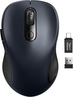 FFJ Wireless Gaming Mouse - 24000 DPI, Tri-Mode 2.4G/Bluetooth 5.3/USB-C, RGB, 75Hr Battery