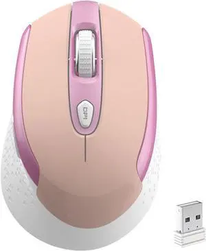 Wireless Mouse 2.4G Silent Cordless Mouse for Laptop Mouse with 6 Buttons and 3 Adjustable DPI for Computer Deskbtop MacBook PC