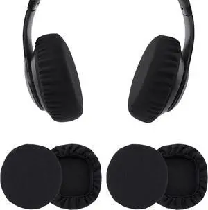 2 Pairs Headphone Earpad Covers Headphone Sweat Covers Washable and Stretchable Ear Pads Protectors for Gym Libraries Studying Gaming (9-11 cm)