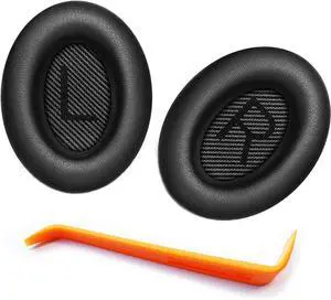 QC35 Ear Pads - Replacement Earpads Designed Exclusively for  QuietComfort 35 II and QC35 Headphones & More(Black)