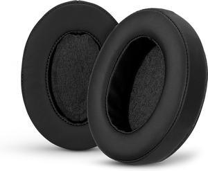 Brainwavz Replacement Earpads for ATH M50X M50BT Steelseries Arctis Pro Wireless & Stealth 600 HyperX Cloud AKG SHURE  & Many More Headphones Memory Foam Ear Pad Cushions Black Oval