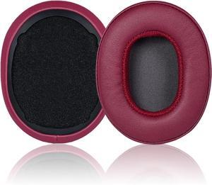 Replacement Ear Pads for Skullcandy Crusher Wireless/Evo/ANC Hesh 3/EVO/ANC Headphones Ear Cushions Headset Earpads Ear Cups Cover-Burgundy