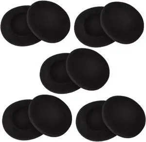 RMISODO 2 Inch Foam Pad EarPad Ear Cover Compatible with  Sennheiser  Headphone 5 Pairs Black