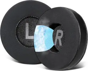 Cooling Gel Earpads Replacement for  WH-CH500/CH510/CH520 MDR-ZX100/ZX110/ZX110NC/ZX220/XB200/ZX300/ZX330BT MDR-V100/V150/V200/V250/V300/V400 Ear Pads Cushions for DR-BT101 - Black