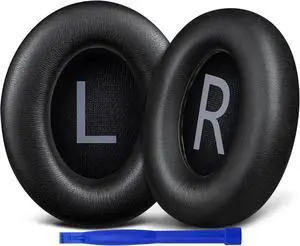 Protein Leather Replacement Earpads for  700 (NC700) Wireless Headphones Ear Pads Cushions with Softer Protein Leather High-Density Noise Cancelling Foam Added Thickness - Black