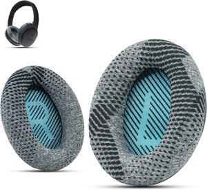 Professional  Headphones Replacement Ear Pads Fits  QuietComfort 35 ii /QC35 /QC25 /QC2 /QC15 /Ae2 /Ae2i /Ae2w /SoundTrue & SoundLink(Over-Ear) Fabric & Memory Foam by C Gray