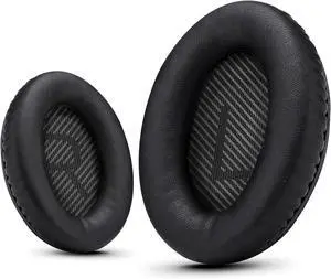 Premium Ear Pad Replacement for  Headphones Earpads Compatible with  QuietComfort 35 ii /QC35 /QC25 /QC2 /QC15 /Ae2 /Ae2i /Ae2w /SoundTrue & SoundLink by C Classic Black