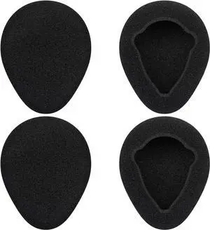 2 Pairs Replacement Automobile Headphone Earpads Compatible with Infrared Wireless Headphones Ear Pads Cushions for GM Ford Toyota Nissan Honda Entertainment DVD Player Systems (Foam)