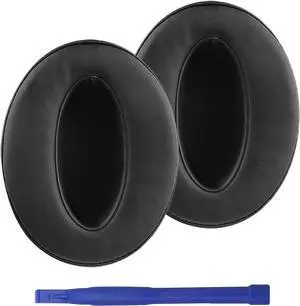 HD4.50BT Replacement Ear Pads Quite-Comfort Protein Leather Earpads Cushions for Sennheiser HD4.50BT HD4.50BTNC HD4.40BT HD450BT HD430 HD440 HD350BT HD400S HD458BT HD300 Headphones(Black)