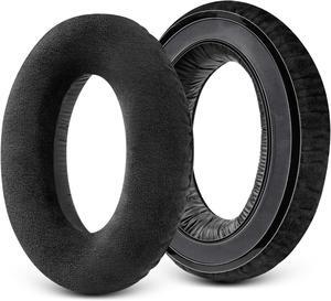 Earpads for Sennheiser HD650/HD600/HD660S/HD545/HD525/HD535 Headphones Velour Ear Pads Cushions Replacement for Massdrop X HD6XX/HD58X and HD580/HD565 Jubilee Headset (Black Velour)