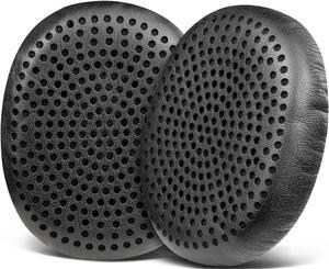 Earpads Replacement for Skullcandy Riff Riff2 Wired/Wireless On-Ear Headphones Ear Pads Cushions with Softer Leather Noise Isolation Foam (Black)