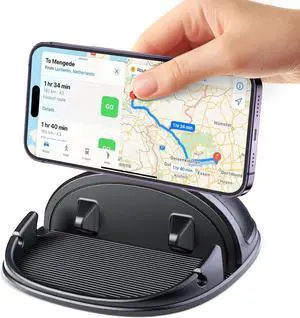 Car Phone Holder Dashboard Phone Holder for Car Anti-Slip Silicone Car Pad Phone Mount Hands Free Phone Stand Compatible with iPhone  Android Smartphones GPS Navigation Devices