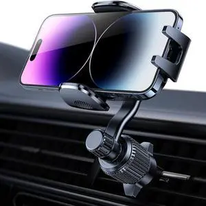 Car Vent Phone Mount [Never Blocking Vent Enjoy The Comfort of The A/C] Hands-Free Universal Extension Clip Air Phone Holder Car Fit for All Phones iPhone  More