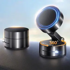 Ultra Magnetic Phone Holders for Your Car Foldable Car Phone Holder Mount for Dashboard 360 Rotatable Magnetic Phone Holder for Car Magnetic Car Mount for iPhone All Cell Phones Black