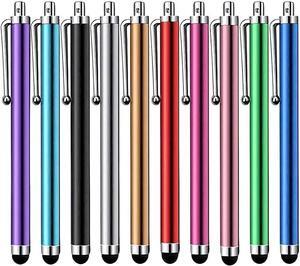 Stylus Pen [10 Pack] Universal Capacitive Touch Screen Pens for Tablets iPad Mini iPad Pro iPad Air Smartphones  Galaxy - Multiple Colors