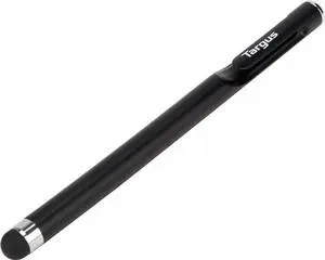 Smooth Gliding Standard Stylus for Tablets iPad Smartphones and Touchscreen Devices Black - Slim Durable Rubber Tip (AMM165US)