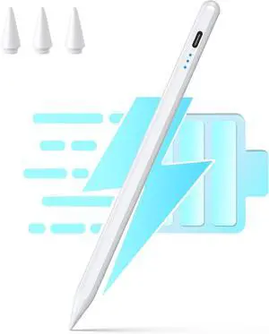 Stylus Pen for iPad 11th & 10th Generation - 10Mins Faster Charge Compatible with (2018-2025)  iPad 6-11 Gen iPad Air 3/4/5/M2/M3 iPad mini 5/6 iPad Pro 11/12.9/M4