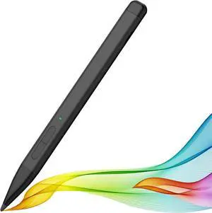 Slim Pen 2 for  Surface with 4096 Pressure Eraser & Right-Click Palm Rejection Graphite Nib for Surface Pro 11/10/9/8/7/6/5/4/3/X Surface Go 3/2/1 Book 3/2/1 Laptop1-3 Surface Studio 2+/2/1