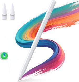 Findmy Stylus Pen for  iPad Pencil USB-C Fast Charge for iPad Pen with Shortcuts/Tilt Sensitivity Work 2018-2025 iPad 6/7/8/9/10/A16 & Air 3/4/5/M2 Mini 5/6/7 & Pro 11/12.9/M4 White
