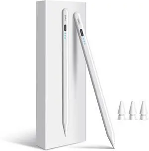 iPad Pencil 9th&10th Generation 10 Mins Fast Charge Stylus Pen for  Pencil 1st/2nd iPad 6/7/8/9/10/11 Pro 11/12.9/M4 Air 3/4/5/M2/M3 Mini 5/6 with Palm Rejection Tilt Sensitivity
