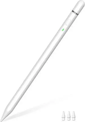 Pencil (1st Generation) for iPad 2018-2025 Stylus Pen for iPad with 10X Fast Charge Tilt Sensitivity Palm Rejection Drawing Pen Compatible with ipad 6~11th Mini 5/6 Air 3~5/M2 M3 Pro 11/12.9/M4