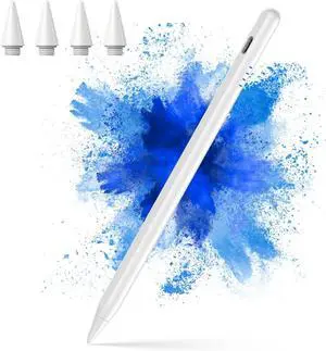 Stylus Pen for iPad 2018-2025 20-Mins Fast Charge for  Pencil with Tilt & Palm Rejection Active Digital Pens Compatible with iPad 6-10th Gen/A16 Pro 13/12.9/11/M4 Air 3/4/5/M2/M3 Mini 5/6