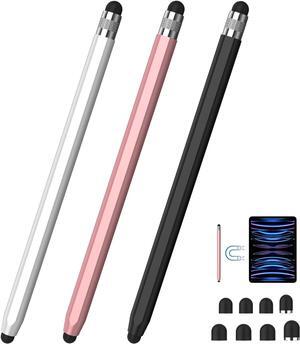 Stylus Pens for Touch Screens 2-in-1 Magnetic Stylus Pen High Precision & Sensitivity Capacitive Stylus for iPad iPhone  Galaxy Kindle Tablets All Universal Touchscreen Devices-(3Pack)