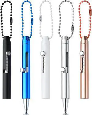 Stylus Pens for Touch Screens Portable High Precision Capacitive Stylus for iPad iPhone  Galaxy All Universal Touch Screen Devices (5-Pack(Black/White/Blue/Silver/Rose Gold))