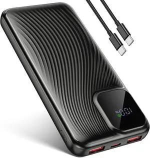 Portable Charger Power Bank 10000mAh 22.5W Fast Charging Battery Pack USB C in & Out LED Display Compatible with iPhone 16 15 14 13 Pro  S24 Google iPad Tablet
