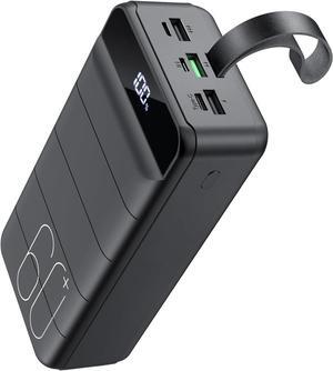 Portable Charger 60000mAh Power Bank - 22.5W Fast Charging External Battery Pack LED Display USB C Portable Cell Phone Charger for iPhone 15/14/13 Pro Android  Galaxy Etc
